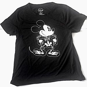 💥 Mickey Mouse Skeleton Tee SZ XL